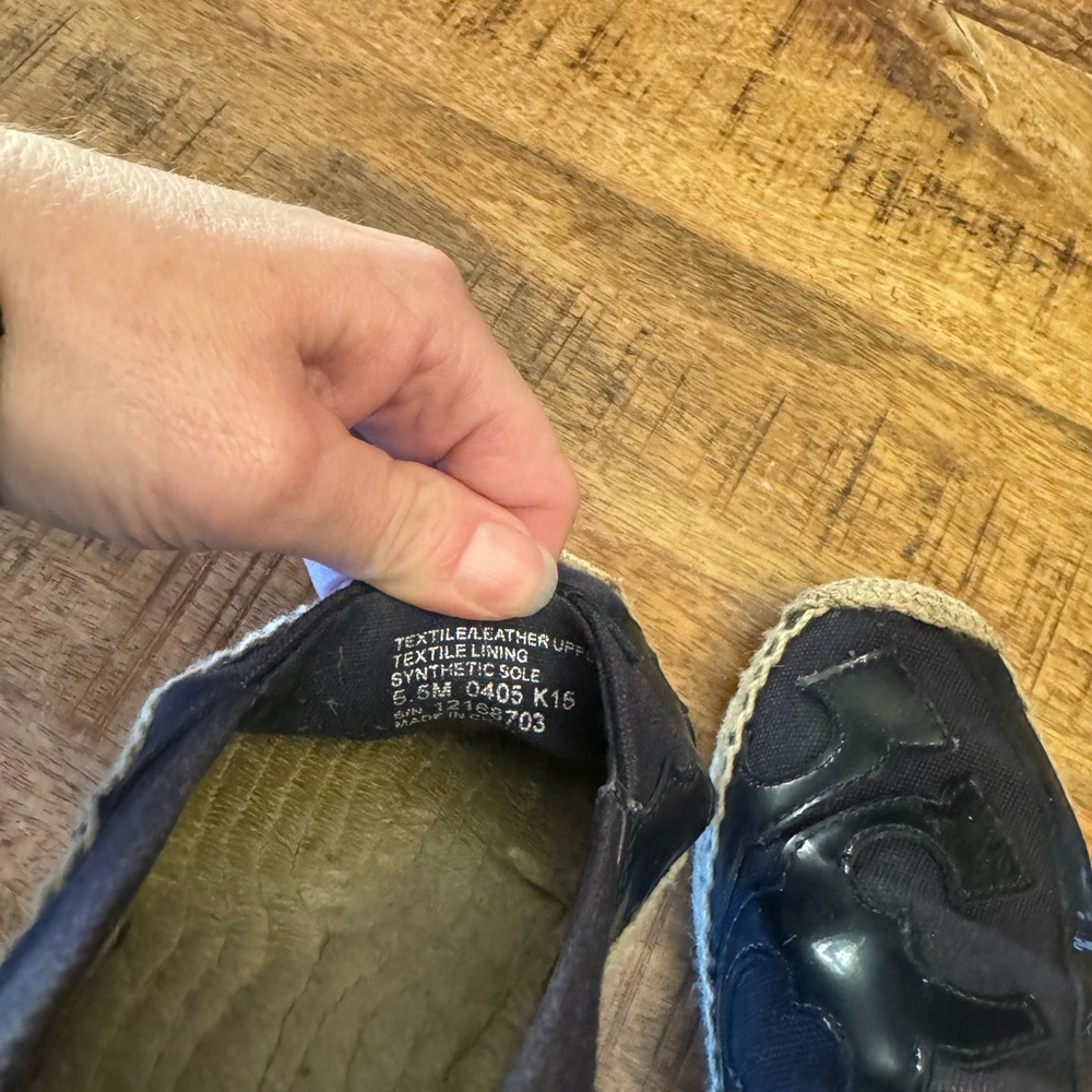 Great Condition! Tory Burch Espadrilles - Navy - image 4